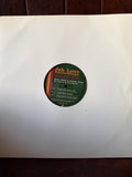 Corey Black & Andrew Freid i6pearl EP – Jah Love Recordings JLR-5 12" vinyl label with reggae-coloured stripe design