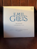 Beethoven Piano Concertos Nos. 1 & 2 – Emil Gilels with André Vandernoot and Orchestre du Conservatoire, Angel Records vinyl LP, silver-grey cover