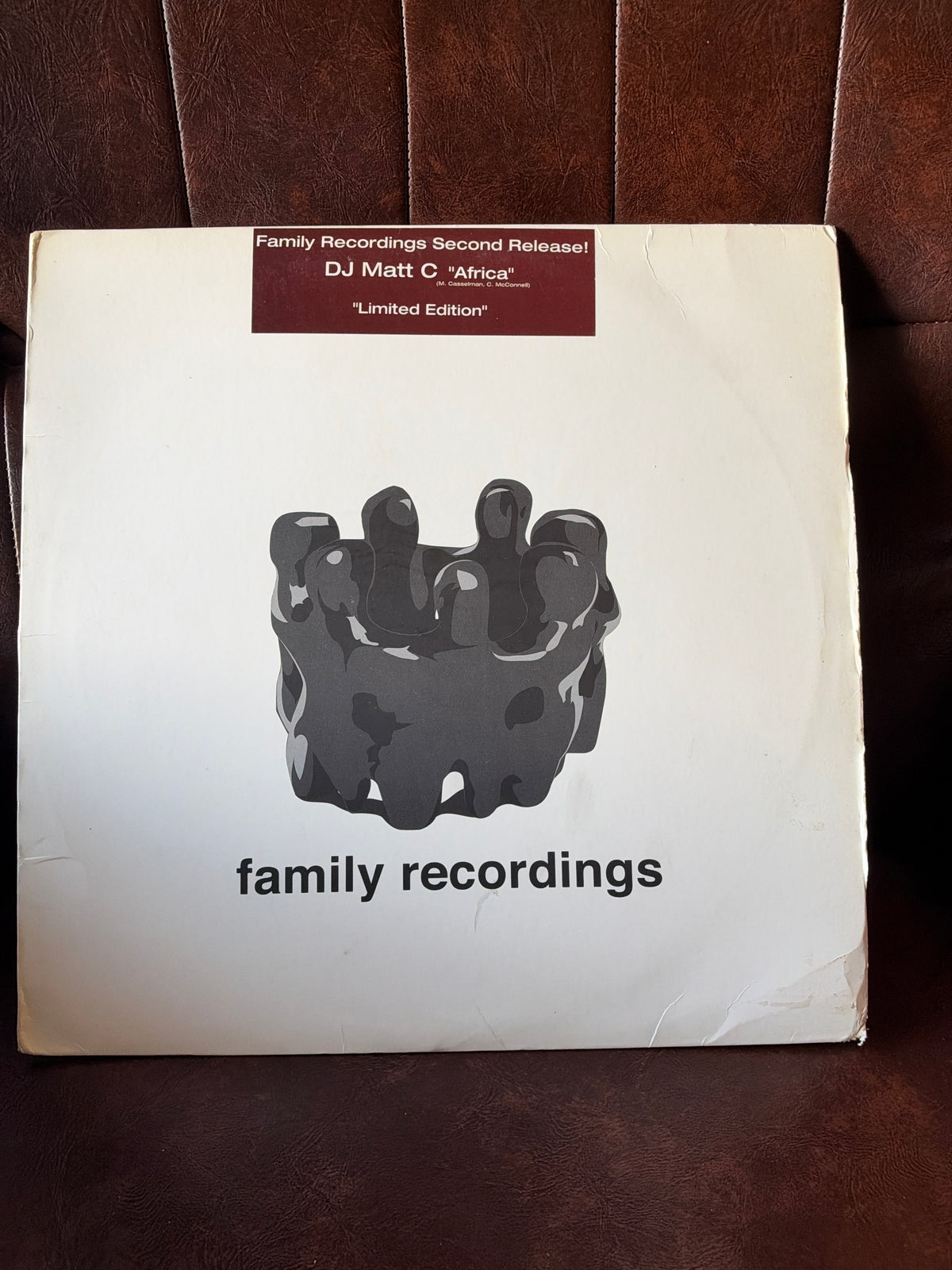 DJ Matt C Africa – Family Recordings Limited Edition 12" vinyl single cover with crown graphic