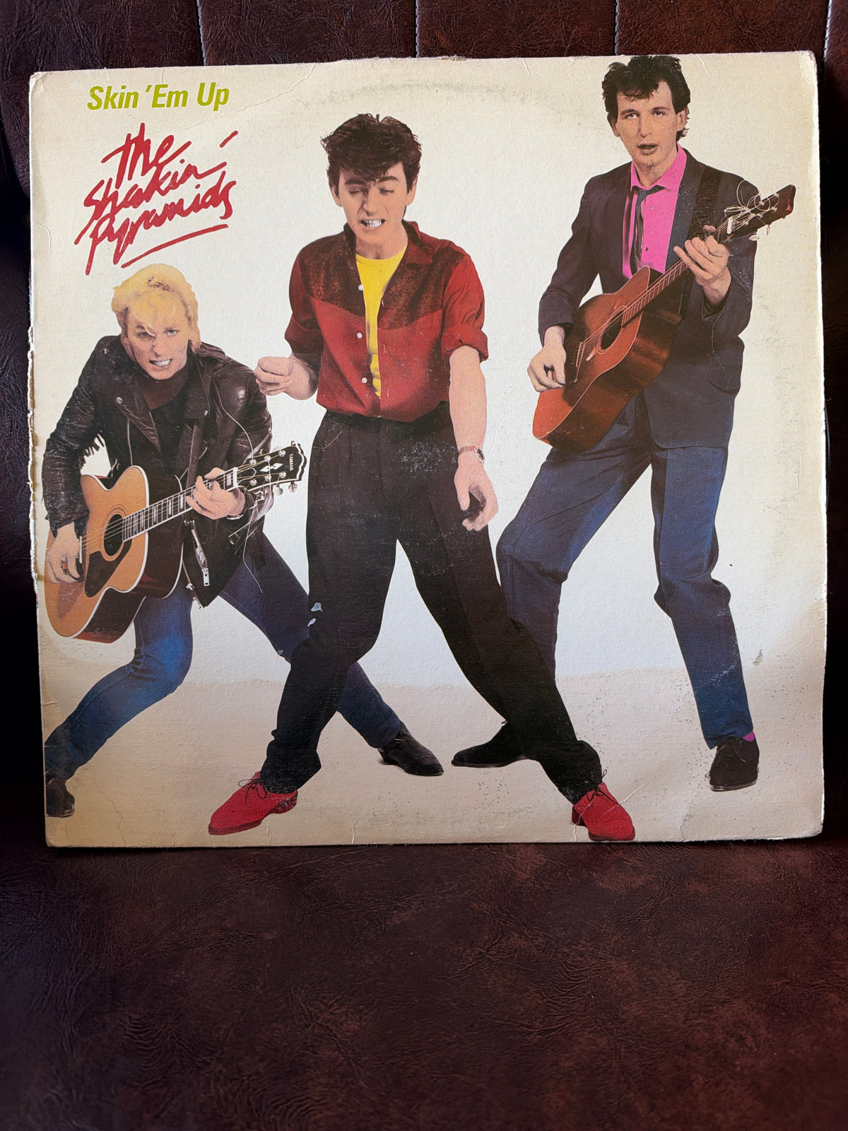 The Shakin' Pyramids – Skin 'Em Up vinyl record cover