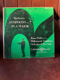 Beethoven Symphony No. 7 in A Major Op. 92 – Bruno Walter conducting Philharmonic-Symphony Orchestra of New York, Columbia Masterworks vinyl LP ML 4414, bold green cover