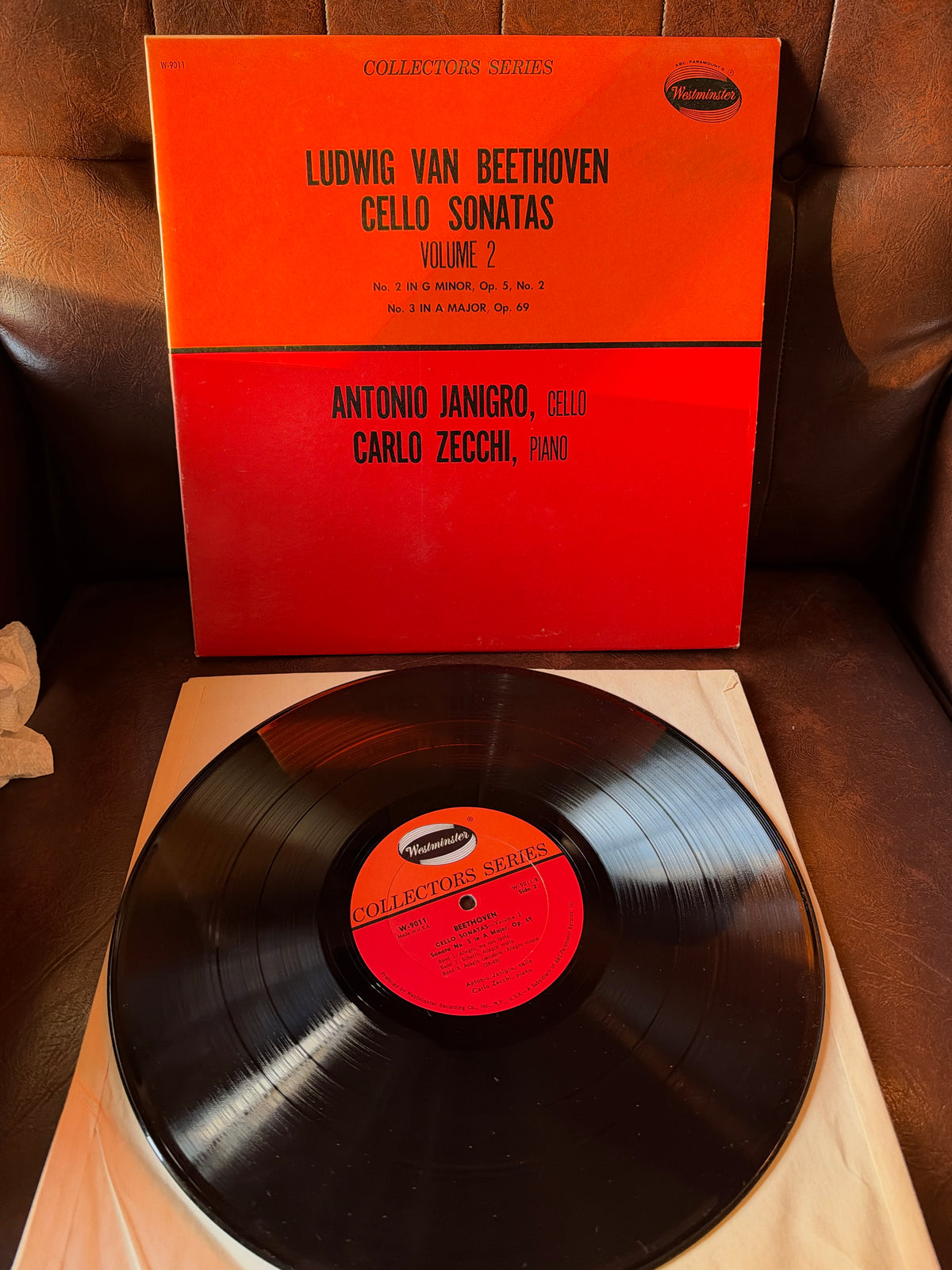 Beethoven: Cello Sonatas Vol. 2 – Janigro / Zecchi (Westminster Collectors Series Vinyl LP)
