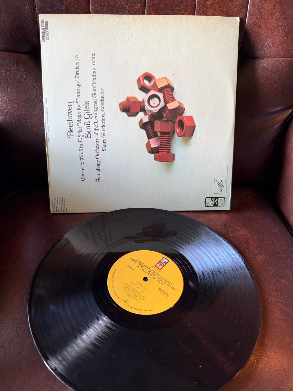 Beethoven Concerto No. 5 in E Flat Major – Emil Gilels (Vinyl LP)