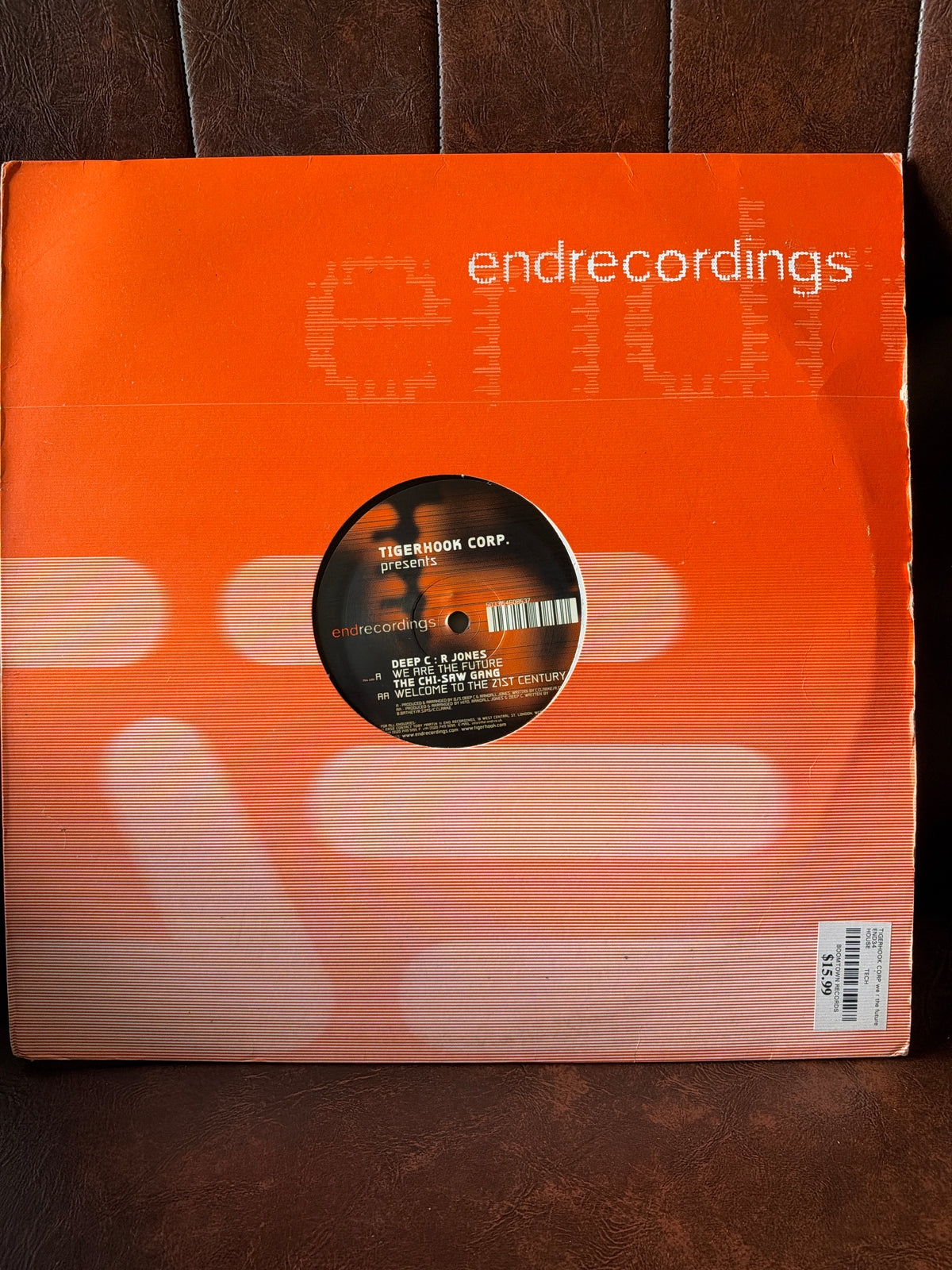 Tigerhook Corp. Presents – End Recordings vinyl 12" EP cover