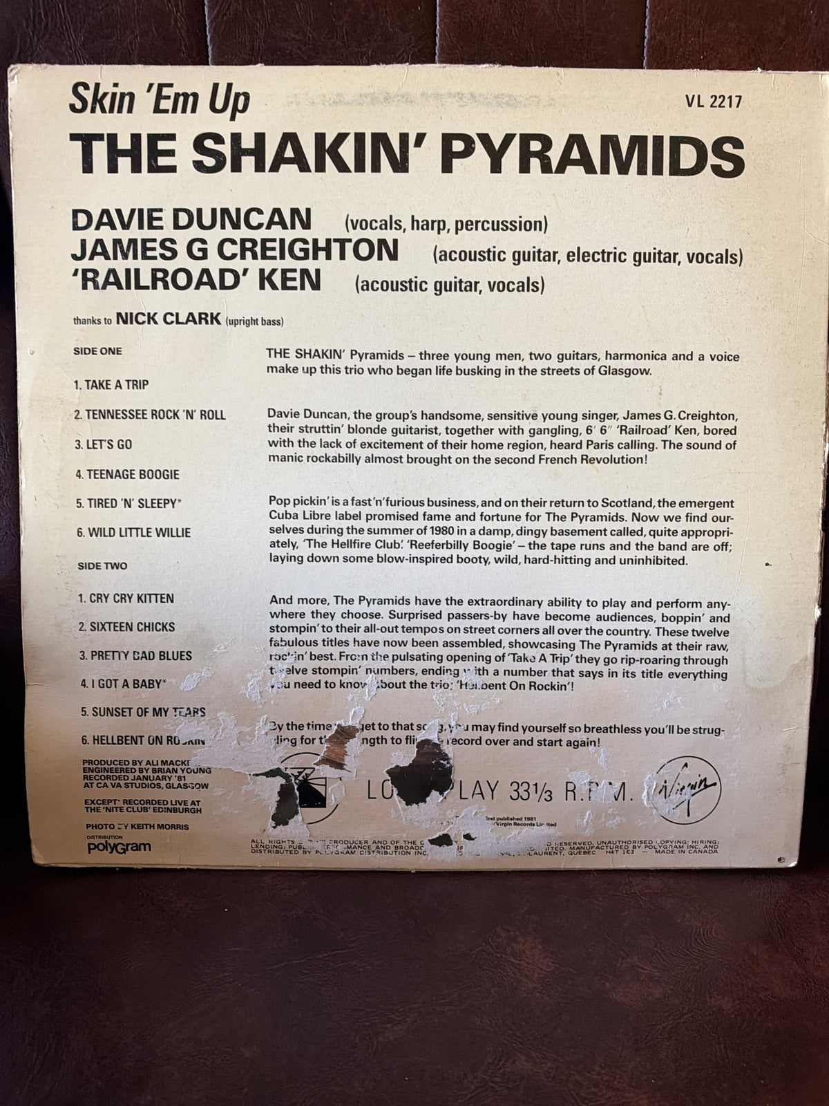 The Shakin' Pyramids – Skin 'Em Up