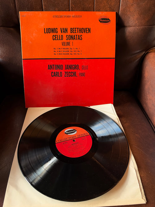 Beethoven: Cello Sonatas Vol. 1 – Janigro / Zecchi (Westminster Collectors Series Vinyl LP)
